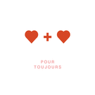 Cœurs entrelacés pour un amour éternel